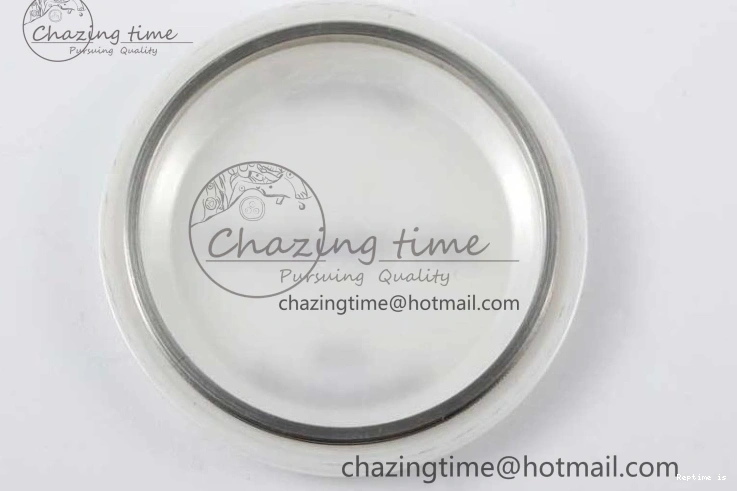 1223 FashionForward Daytona White Ceramic 5GF Best Edition White Black Dial on White Rubber Strap A 2329